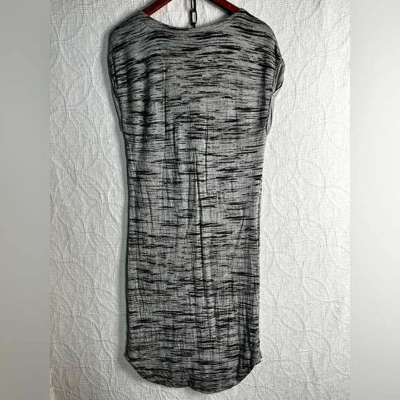 Athleta Energy Heather Grey Cozy Lounge Dress Not Your Moms Housedress Marled S - Picture 15 of 16